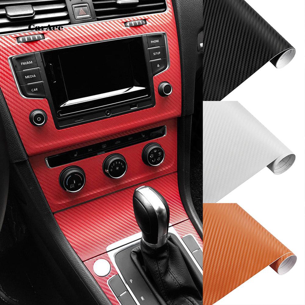 Cara Stiker Film Carbon Fiber 3D Untuk Dekorasi Interior Mobil
