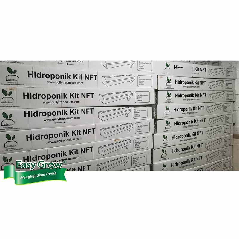 Gully Trapesium Hidroponik Kit Nft