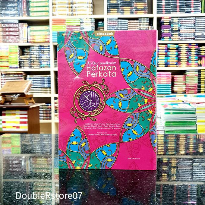 READY-STORE AL-QURAN HAFAZAN PERKATA A4 MILENIAL - MERAH MUDA