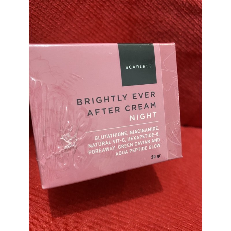 Brightly Ever After Scarlett Cream / Serum / Essence Toner / Facial Wash