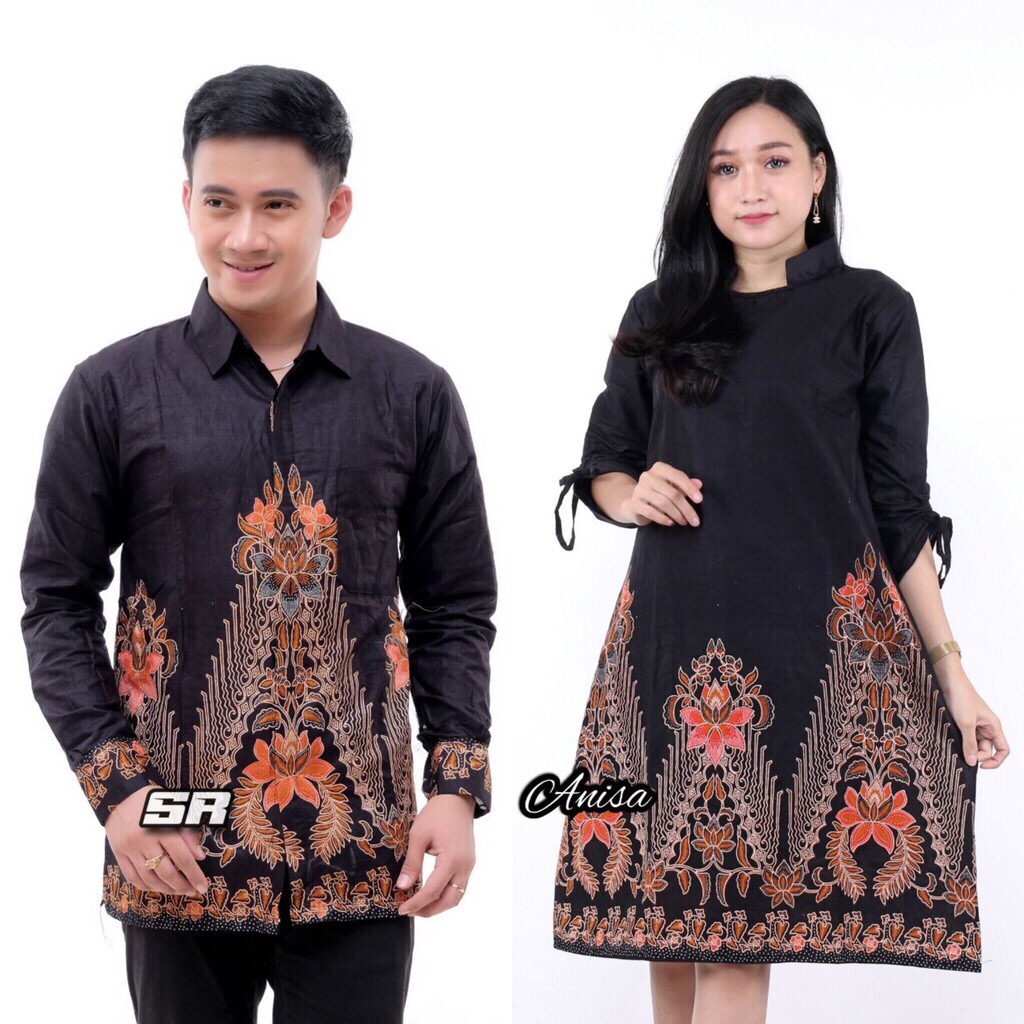 Batik Couple Modern Emhabatik Fashion Sarimbitan Tunik Kemeja