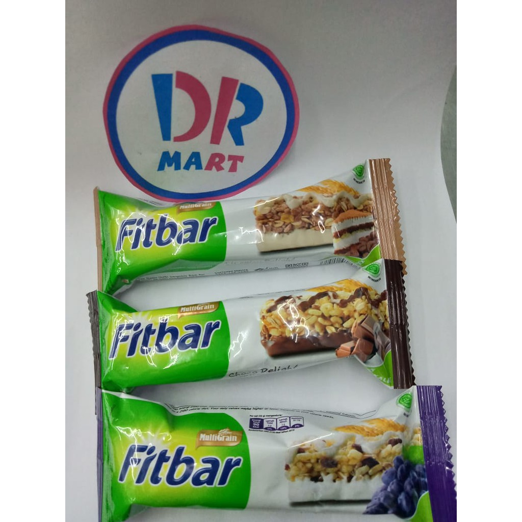 

Fitbar Multi Grain Chocolate / Tiramisu / Fruits 24 Gram