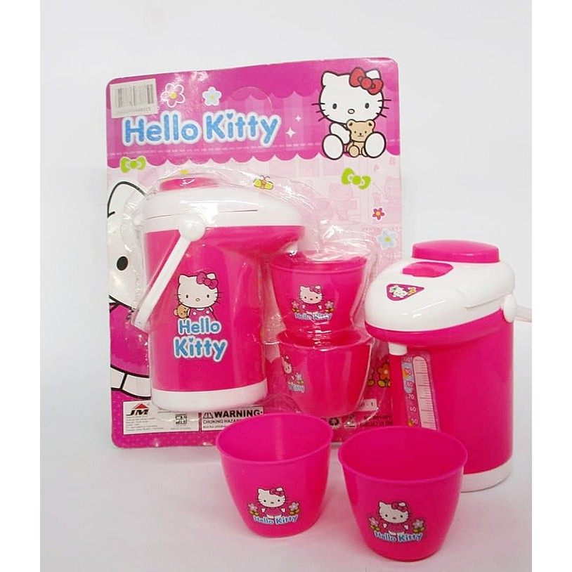 mainan termos/teko hello kitty/pooh