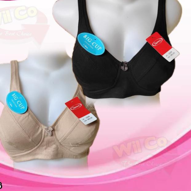 ☊ K128 | BRA SOREX TANPA KAWAT | BH/BRA SOREX 02008 - 36, Hitam ✭