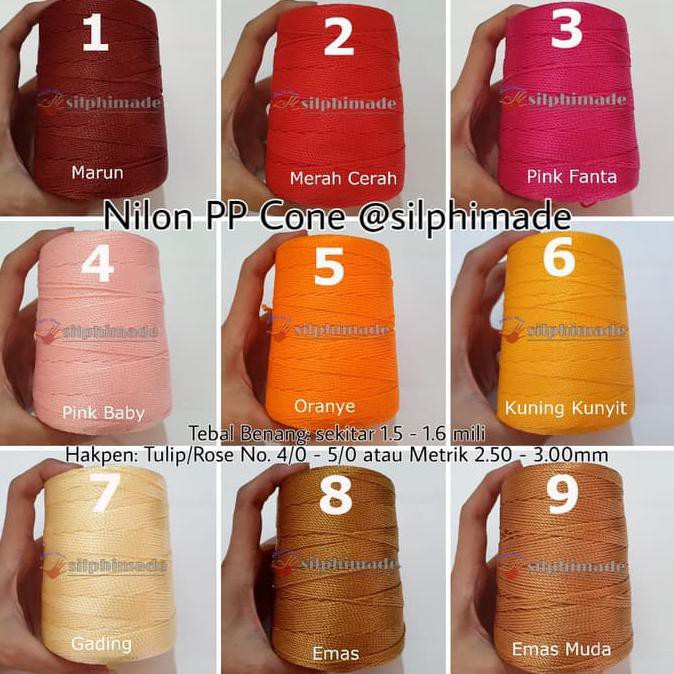 PROMO Nylon PP D27 (Benang Rajut Nilon)