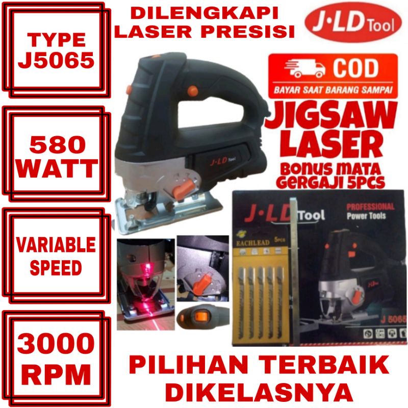 Jual Jigsaw Laser Jld Tools Mesin Potong Triplek Dan Kayu Top Heavy