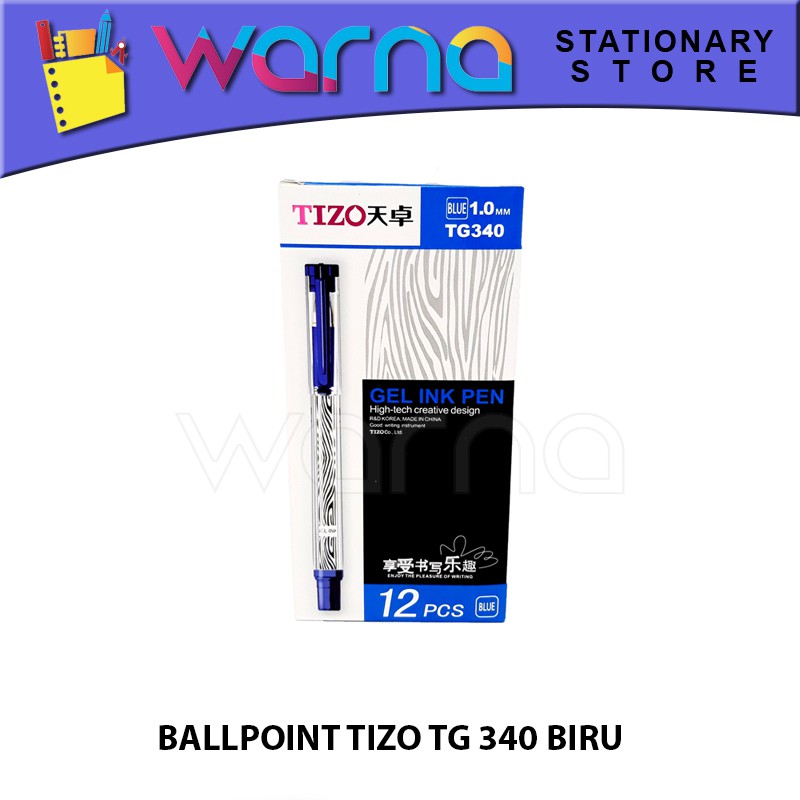 

PEN PULPEN BOLPEN BALLPOINT TIZO TG 340 BIRU