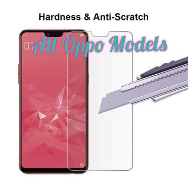 Pelindung Layar Tempered Glass 100% Oppo A53 / A93 / A12 / A12E / A3S / A5S / A5 / A9 / A92 / A37 / A57 / A77 / A5S / F11Pro / F5 / F7 / F9F / A83 / F11 / 2f