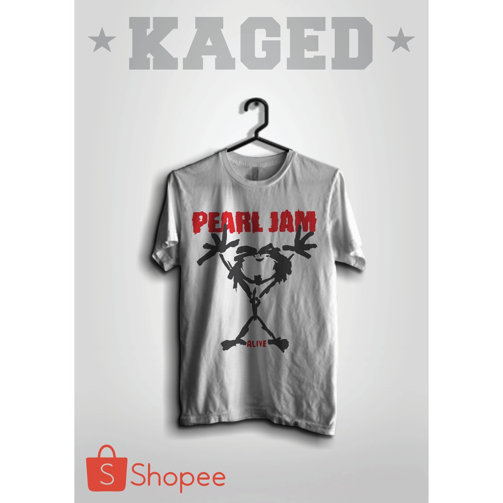Kaos Band Pearl Jam 2 #Putih/White Kaos Pearl Jam, Kaos Band, Kaos Musik