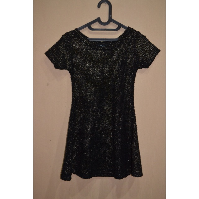 black&gold dress (preloved)