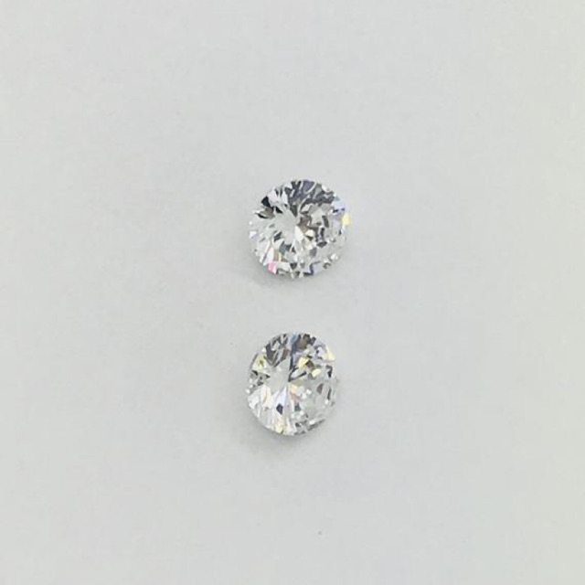 Batu Permata Zircon Star Cut AAA 14.00mm White Round