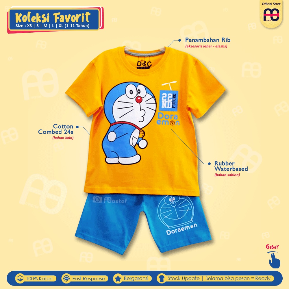 Setelan Anak Laki Laki Mastof D Series 1 - 11 Tahun Baju Anak Edisi Favorit-5
