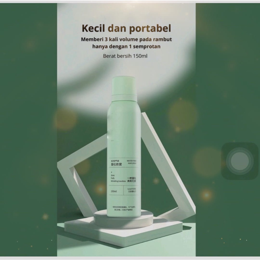 SH150 - DRY SHAMPOO Spray Semprotan Rambut Anti Lepek