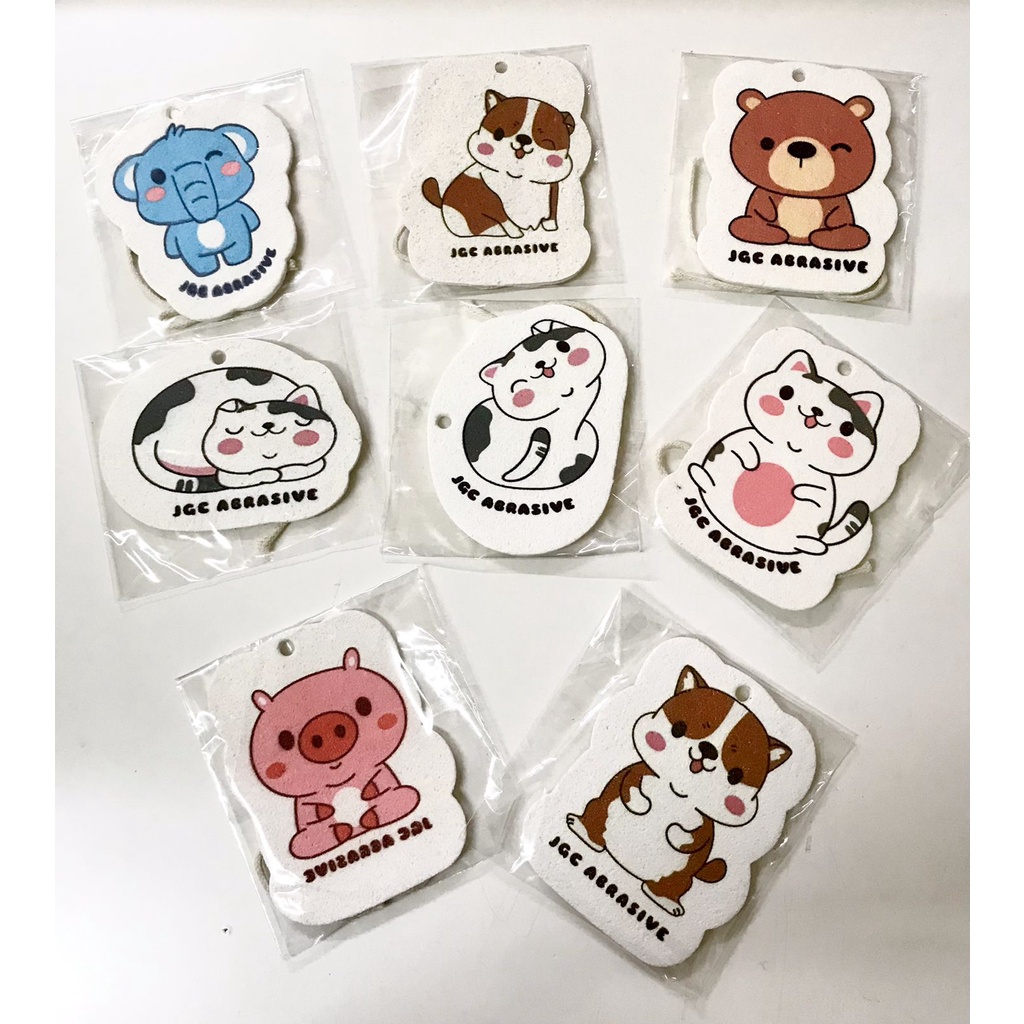 Sponge magic Spons busa cuci piring dish wash motif Lucu Kitchen Sponge Spon Karakter - SPK