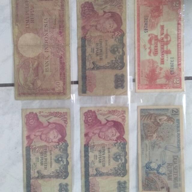 Uang kertas kuno RI dari jaman Penjajahan Belanda