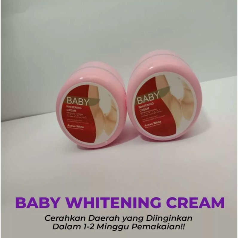 BABY WHITENING CREAM PEMUITH DAN PEMBERSIH KETIAK, DENGKUL, LUTUT, LEHER DAN BAHU-1 PCS