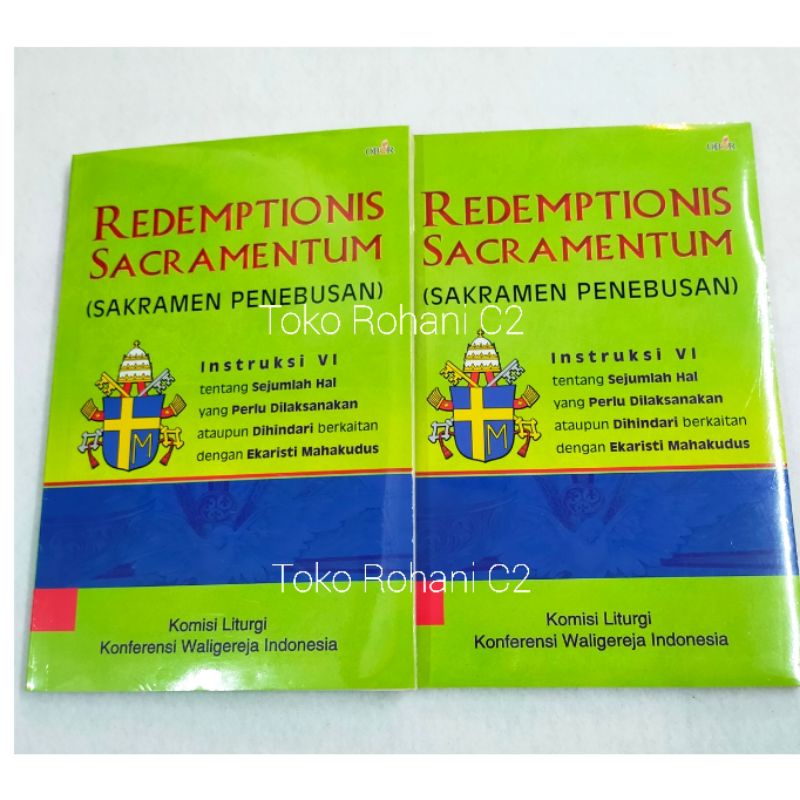 Buku Redemptionis Sacramentum (Sakramen Penebusan) - Buku Rohani - Buku Obor
