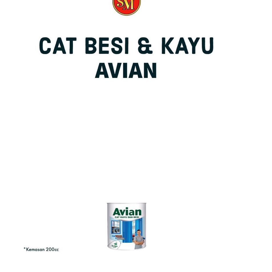 Lebih Keren Cat kayu dan besi Avian 200cc