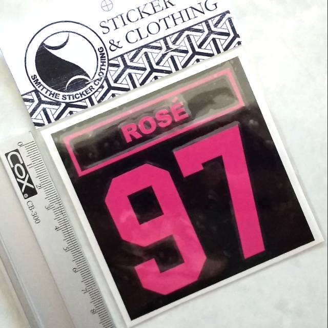 Stiker BP Rose 97 Cutting Sticker 2W