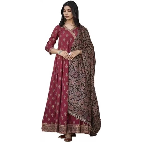 Baju Kurti MERAKII Asli India Size XXL / Baju Anarkali Asli India / Baju Lebaran wanita Poluler / Bu
