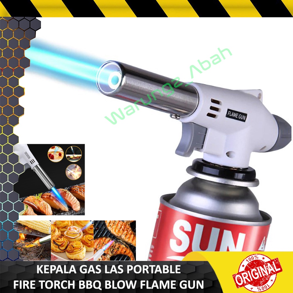 MESIN ALAT KEPALA KOMPOR TEMBAKAN PISTOL GAS PEMATIK PENYEMBUR PEMBUAT API UNGGUN JET LAS BAKAR PEMB