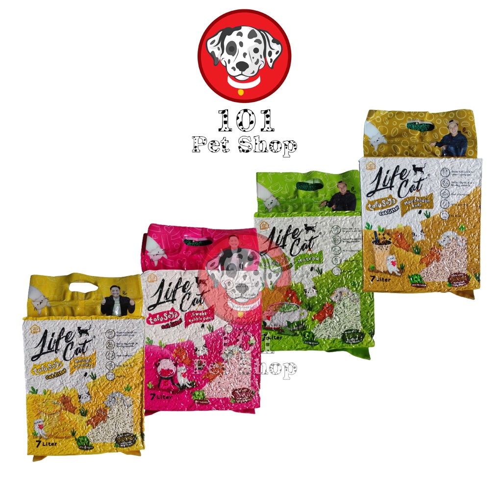 LIFE CAT TOFU SOYA CAT LITTER 7 L GOSEND DAN GRAB