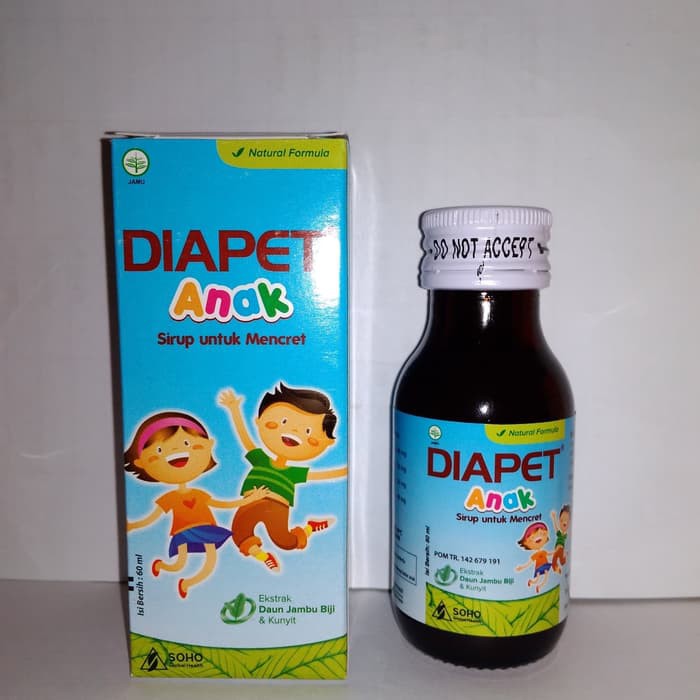 Diapet Sirup Mengatasi Gejala Diare Anak