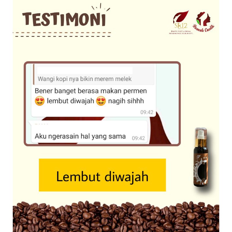 SR12 FACIAL WASH COFFEE FRESH / SABUN KOPI PENCERAH WAJAH BERSTANDART BPOM