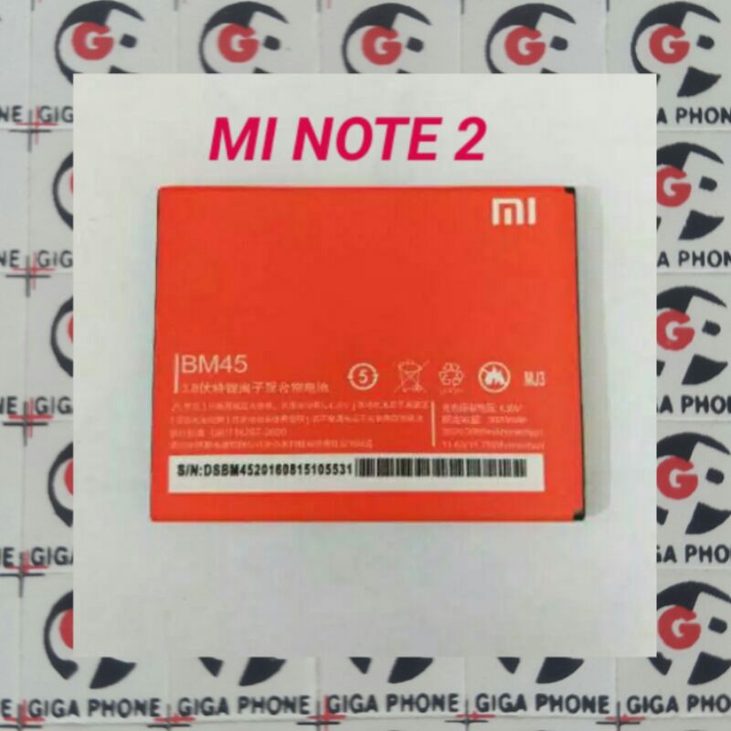BATERAI XIAOMI REDMI NOTE 2 BN45/ redmi note 2