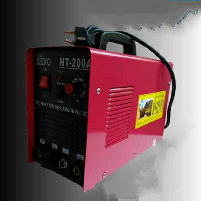 Mesin Las Inverter TIG ARGON Black RHINO DC Inverter Travo Las ARGON T
