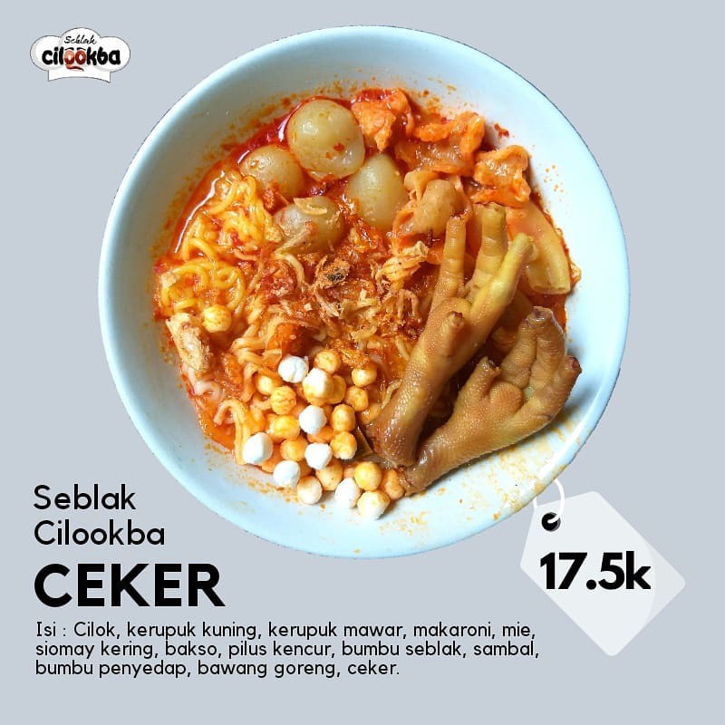 

Seblak Cilookba Bogor (Aci Cilok) CEKER - Instan - Asli Bandung