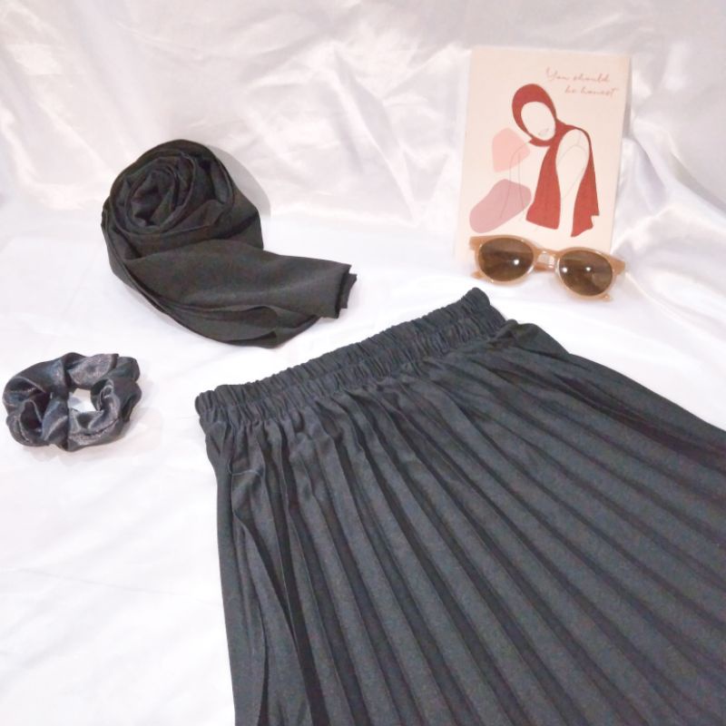 one set rok plisket & pashmina