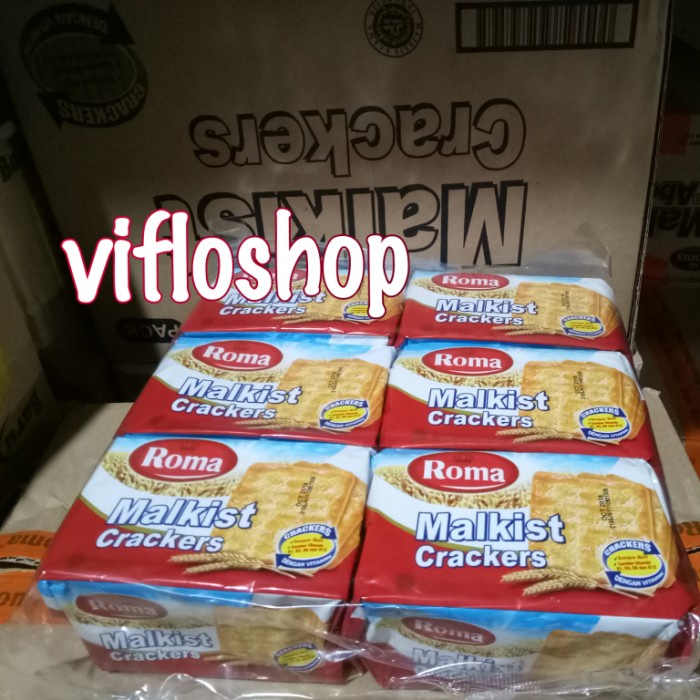 

Wafer-Biskuit- Kardusan & Eceran Biskuit Roma Malkist Crackers Manis (Merah) 135 Gr -Biskuit-Wafer.