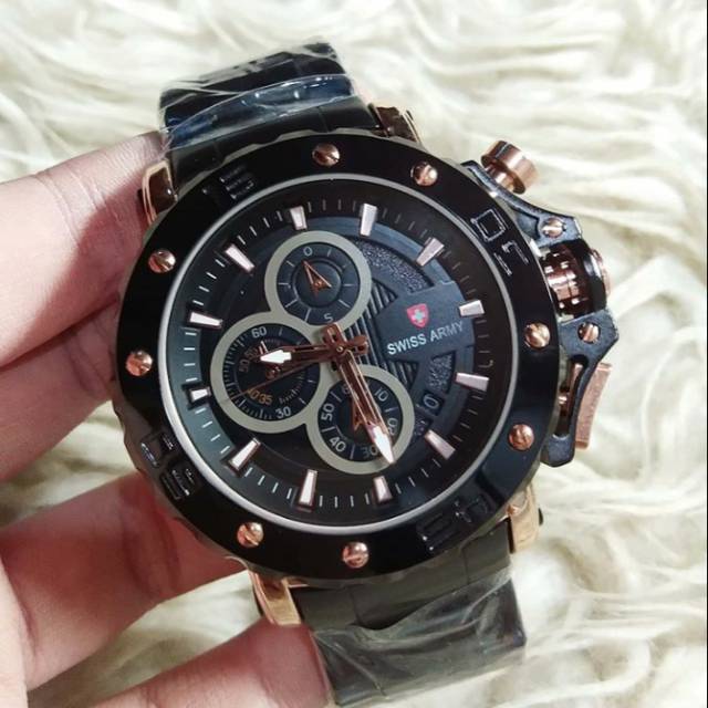 Jam swiss army chronograph