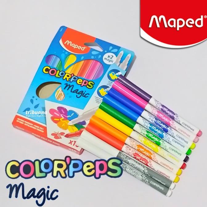 

Maped Color'Peps Magic - Spidol Magic Set 10 Warna