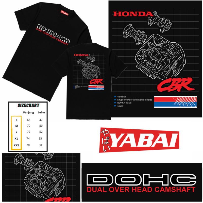 kaos CBR DOHC