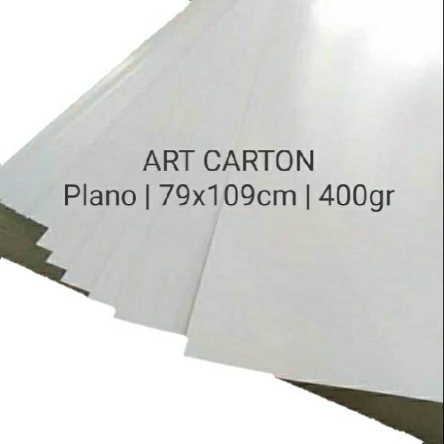 Kertas Art Carton TIK 400gr Plano 79x109cm Karton TIK