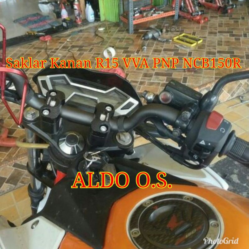 Holder Saklar Kanan New Vixion R 155/R15 VVA PNP Ke New CB150R LED K15G Saklar Hazard New CB LED
