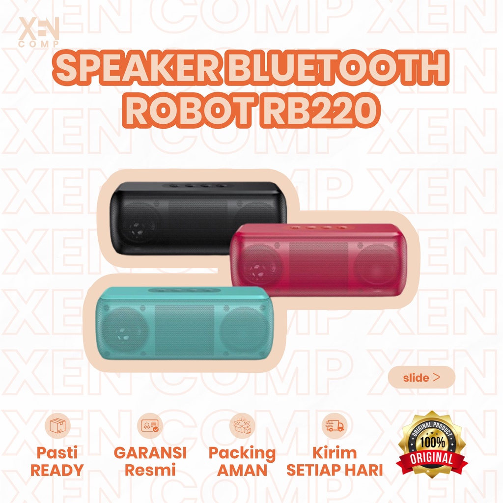 SPEAKER BLUETOOTH ROBOT RB220 ORIGINAL