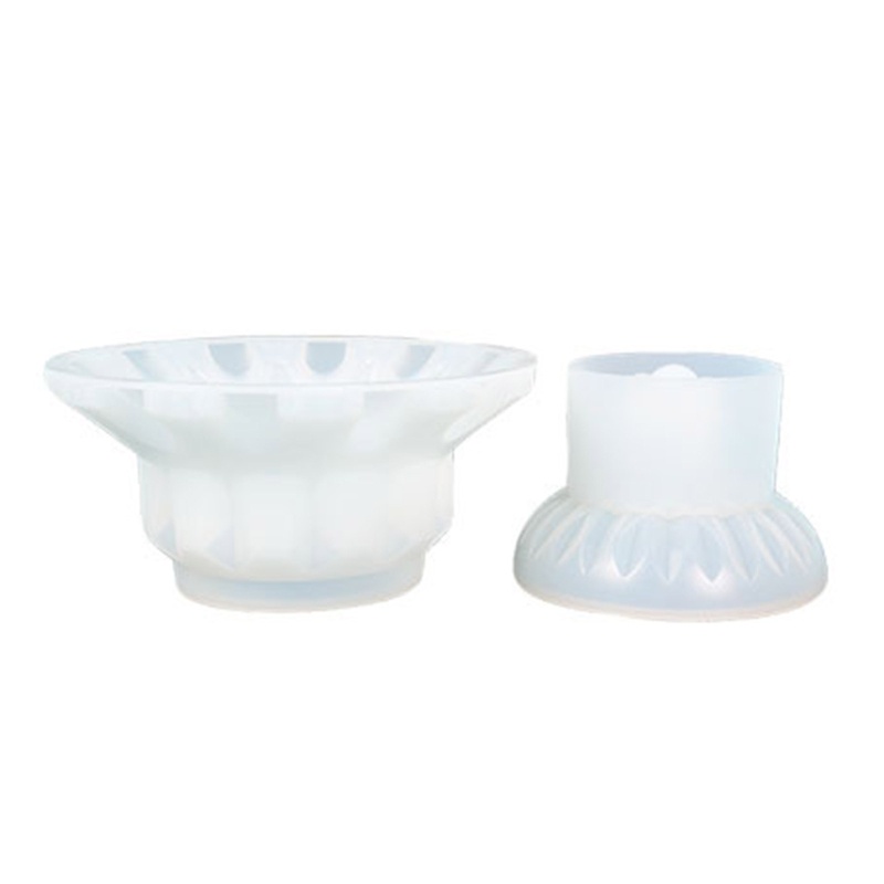 SIY  Crown Storage Box with Lid Jewelry Holder UV Crystal Epoxy Silicone Resin Mold