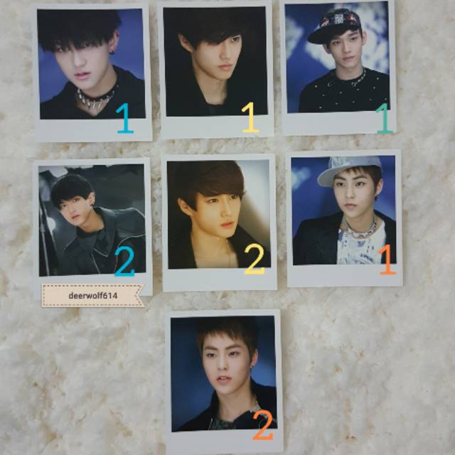 EXO MAMA Official Polaroid