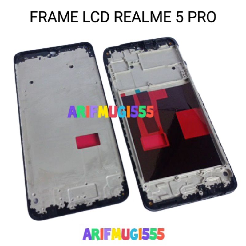 FRAME LCD TULANG TENGAH LCD TATAKAN LCD BAZZEL BEZEL REALME 5 PRO ORIGINAL