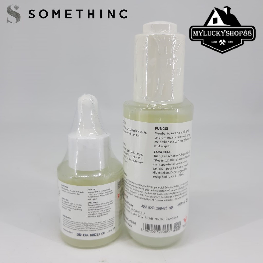 Somethinc 10% Niacinamide Moisture Sabi Beet Max Brightening Serum