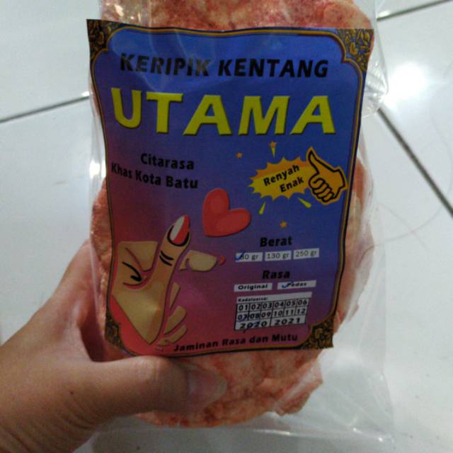 

Keripik Kentang Pedas Utama