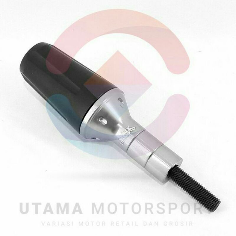 ANTI CRASH JALU PELINDUNG KNALPOT CNC UNIVERSAL KECIL BLACK DIAMOND