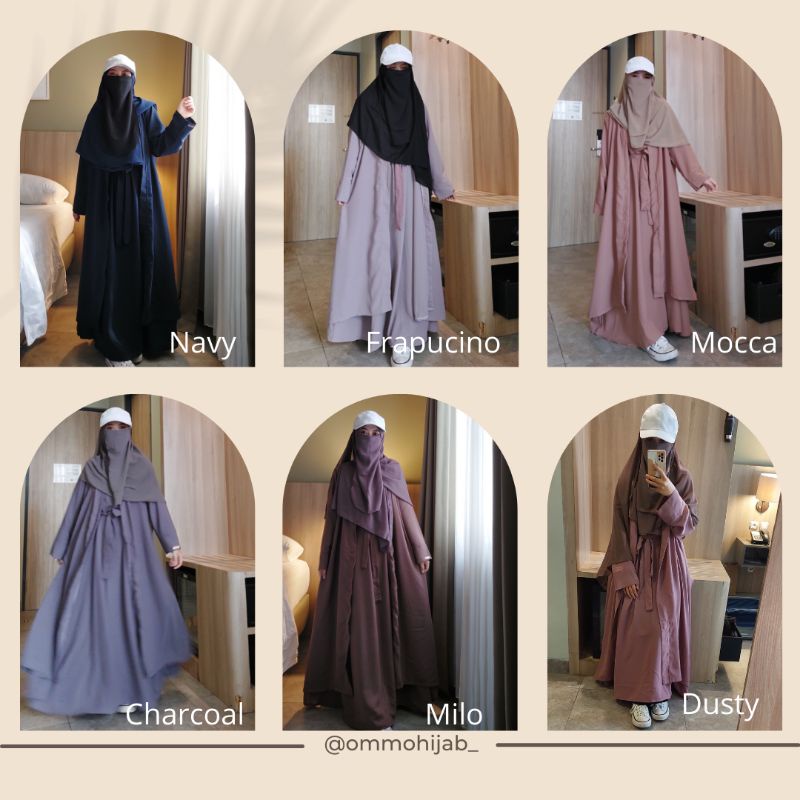 DiAbaya Set Outer Abaya Outer Abaya Arab Abaya Turki
