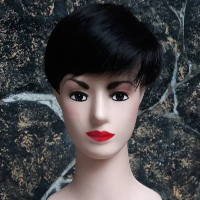 Toupee human hair pria /wanita