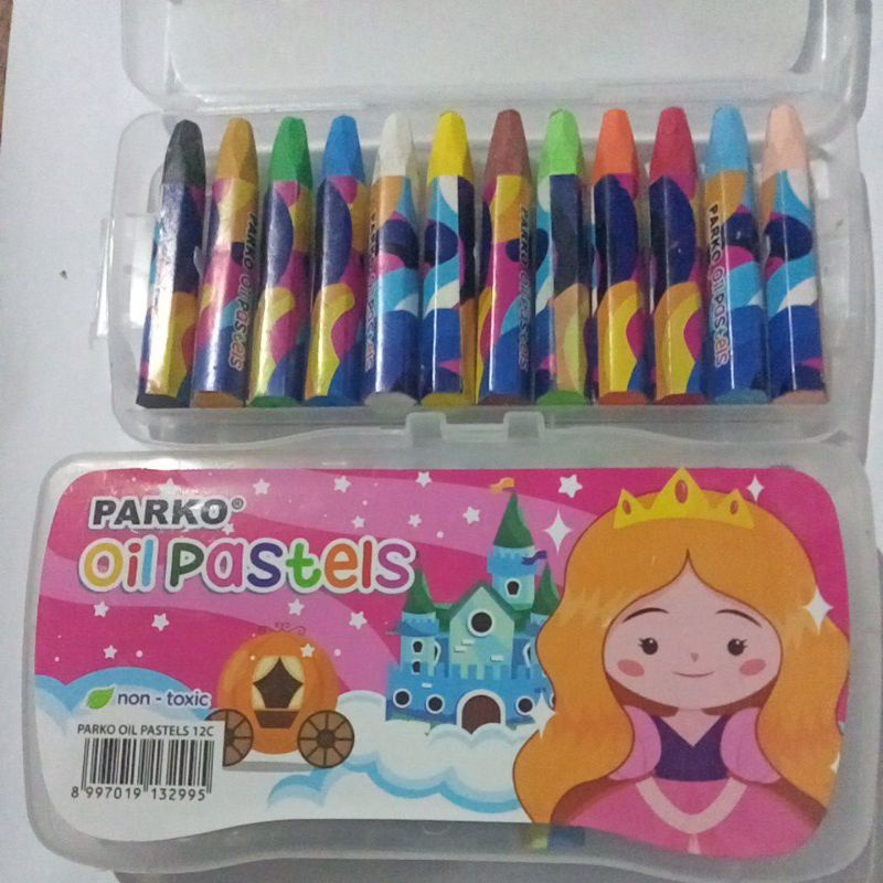 

crayon Parko oil pastel 12 warna