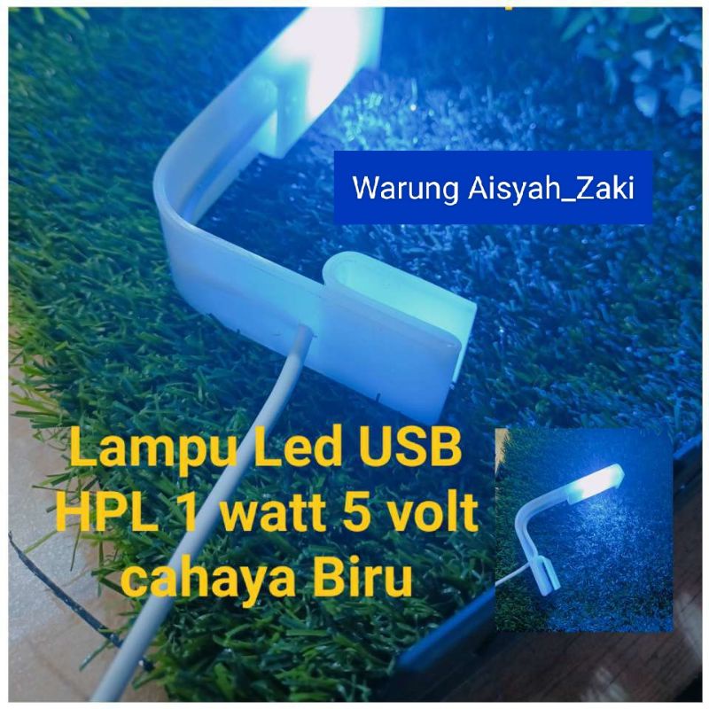 Jual Lampu Aquarium Soliter Led USB HPL Biru 1 Watt 5 Volt Shopee