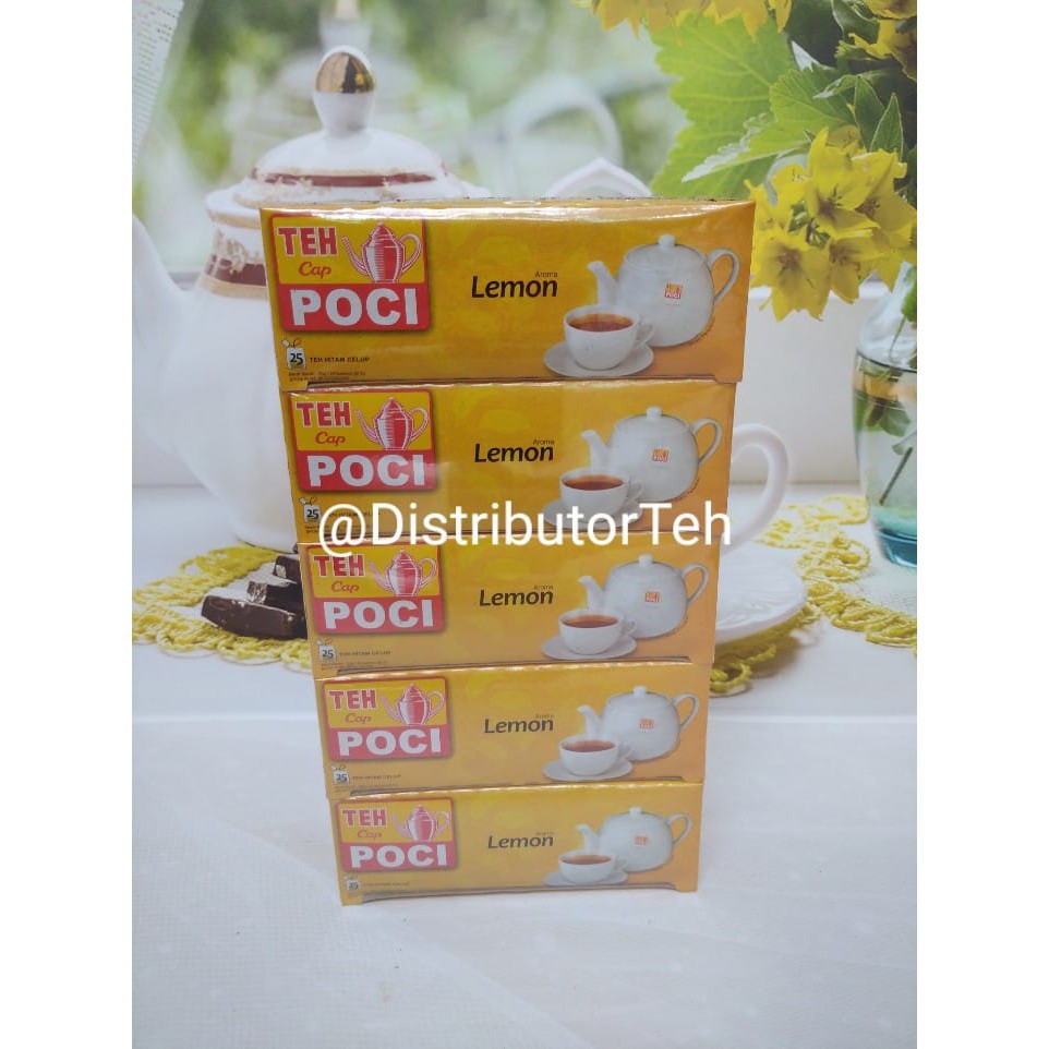 

Teh Cap Poci Celup 25 Rasa Lemon 5 Box